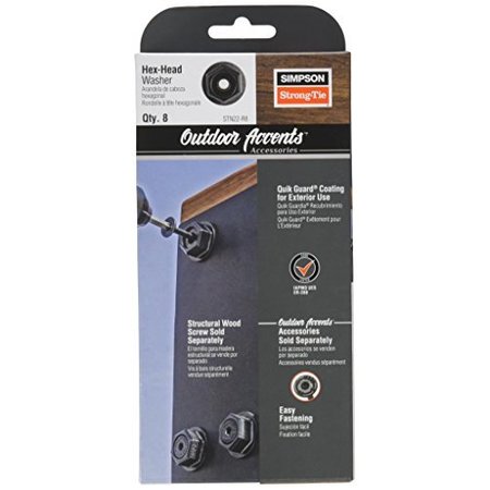 Simpson Strong-Tie Simpson Strong Tie Stn22-R8 Blk Hex-Head Washer STN22-R8